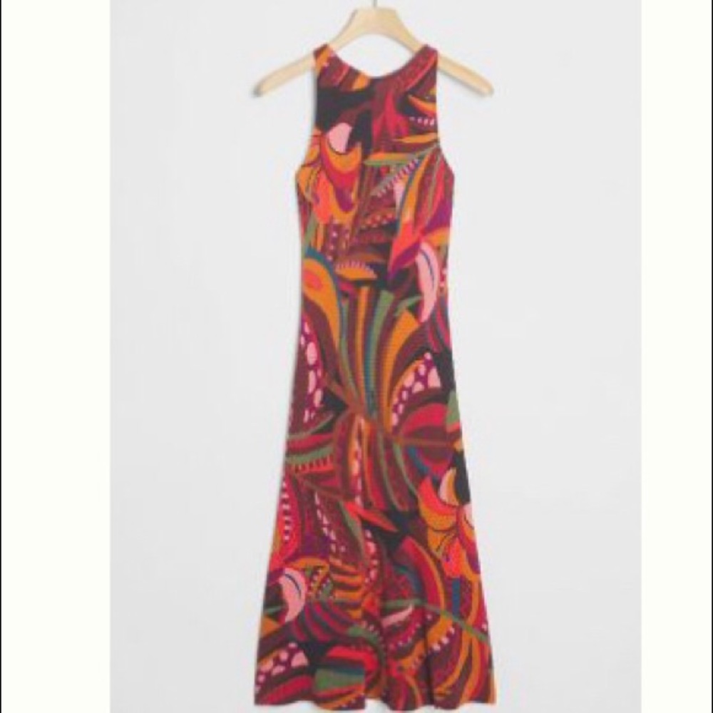 Farm Rio knit midi dress